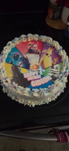 Fortnite Birthday Cake Season 9 Topper photo review