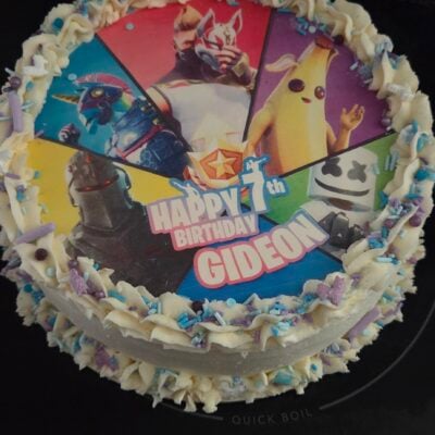 Fortnite Birthday Cake Season 9 Topper photo review