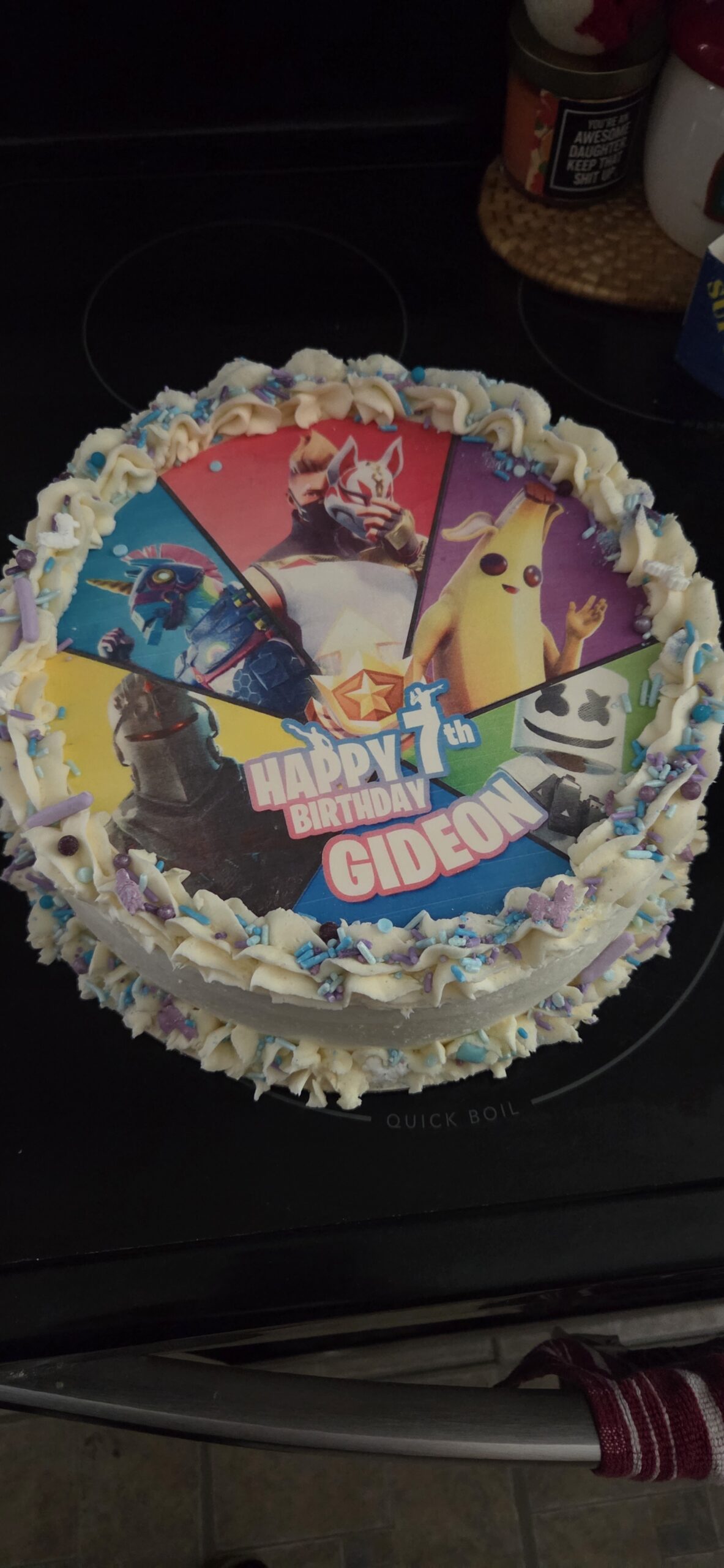 Fortnite Birthday Cake Season 9 Topper photo review