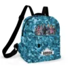 Customized Fortnite mini backpack for toddlers featuring the vibrant Loot Llama Galaxy design.