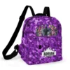 Small custom Peely backpack featuring the popular Agent Banana skin graphics.