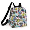 Durable mini Fortnite backpack for kids showcasing the Durrr Burger Fast Food gaming aesthetic.