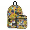Synchronized Victory Royale Camo Fortnite lunch box and backpack bundle for elementary school students.