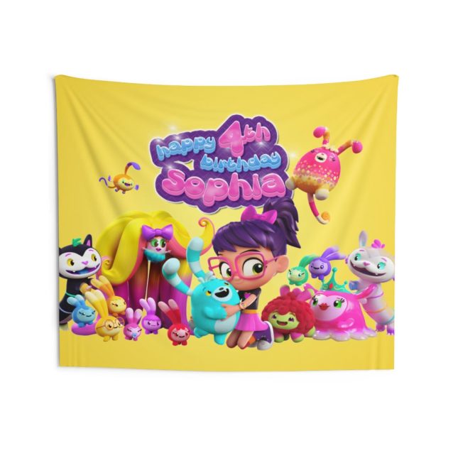 Abby Hatcher Birthday Banner 80" × 68" PimpYourWorld