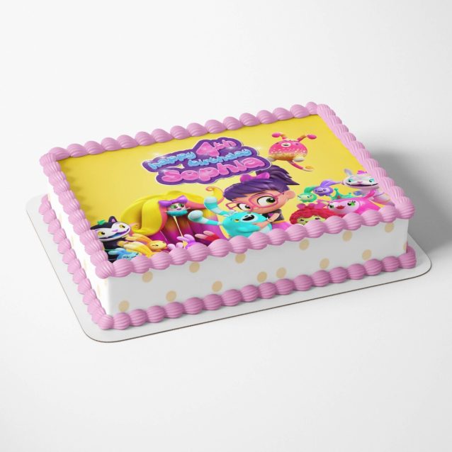 Abby Hatcher Cake Topper 1/4 Sheet (8"x11") PimpYourWorld