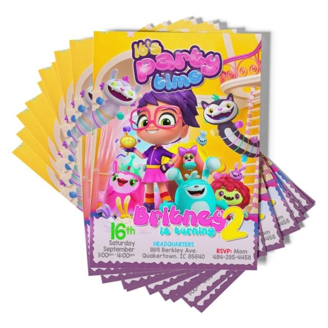 Abby Hatcher Invitations PimpYourWorld