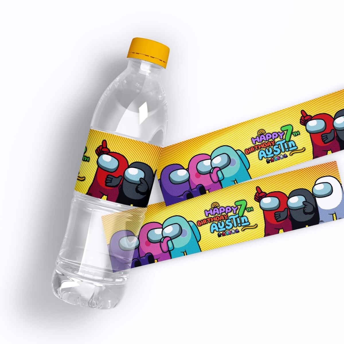 Among Us Water Bottle Labels