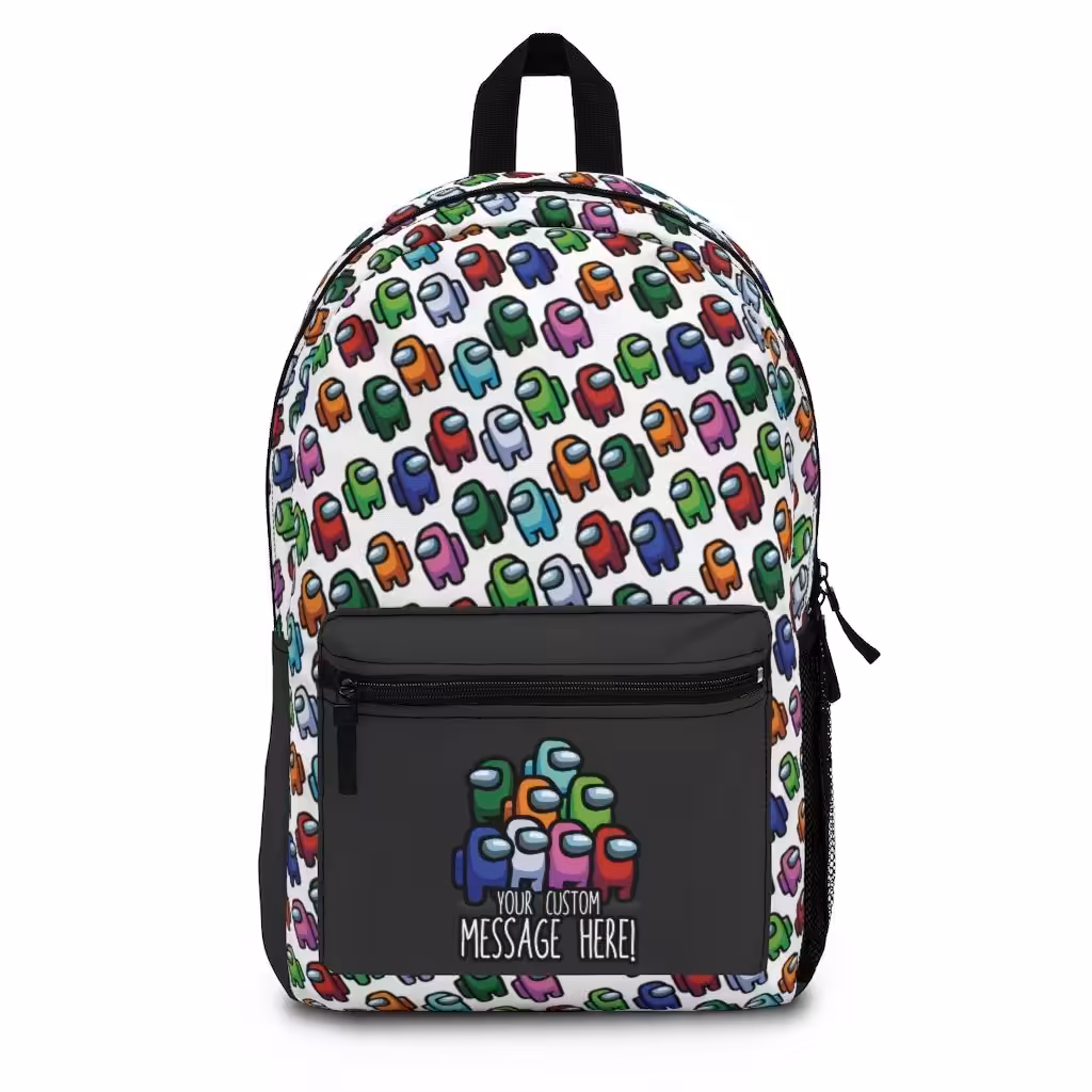 Among Us White Backpack