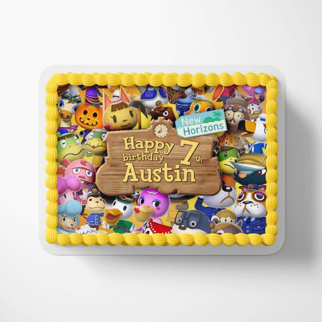 Animal Crossing Cake Topper 1/2 Sheet (17"x11") PimpYourWorld