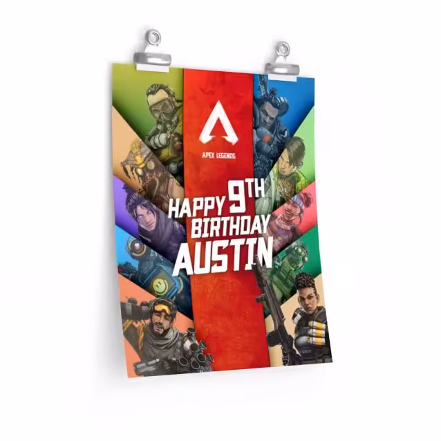 Apex Legends Birthday Poster 11″ × 14″ PimpYourWorld