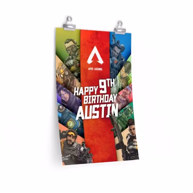 Apex Legends Birthday Poster 12″ × 18″ PimpYourWorld