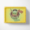Baby Yoda Cake Topper 1/2 Sheet (17"x11") PimpYourWorld