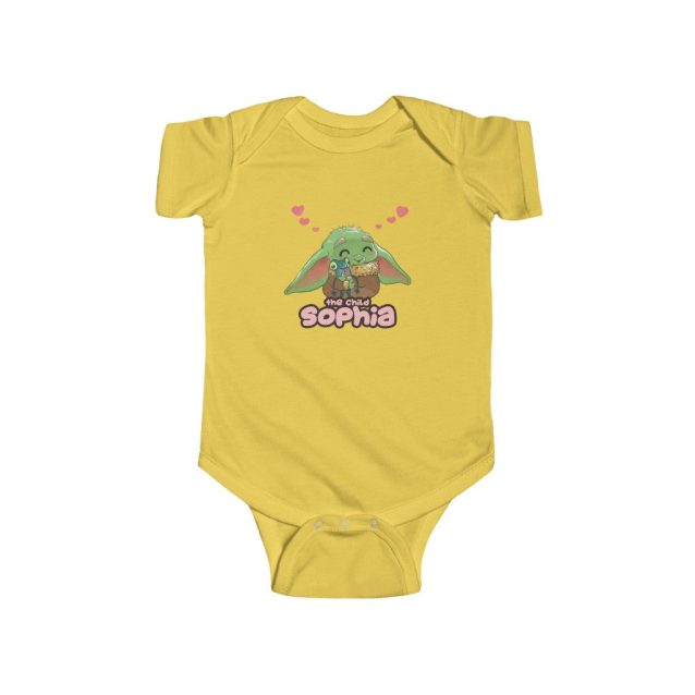Baby Yoda Girl Onesie Butter PimpYourWorld