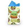 A printable Baby Yoda goodie bag front on a paper party bag — Grogu with his eyes closed on a swirl of green, with "Have It You Must" printed across the bottom.