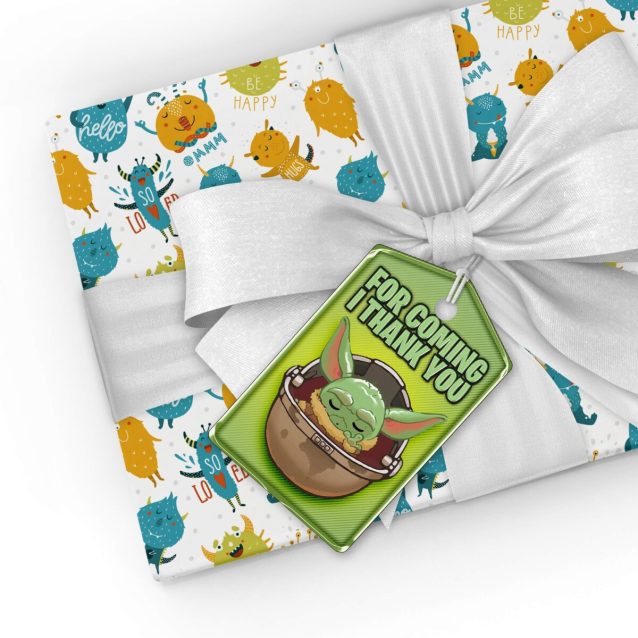 Baby Yoda Thank You Tags PimpYourWorld