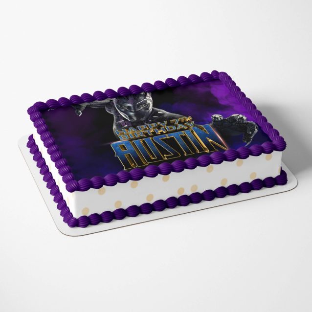 Black Panther Cake Toppers 1/4 Sheet (8"x11") PimpYourWorld