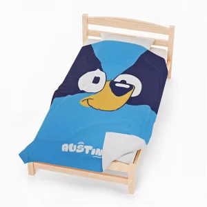Bluey Soft Fleece Blanket with vibrant colors