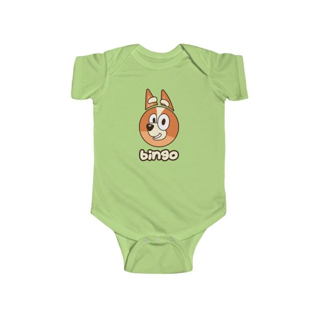 Bluey Bingo Onesie Key Lime PimpYourWorld