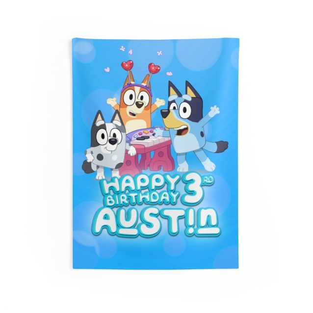 Bluey Birthday Banner 26" × 36" PimpYourWorld
