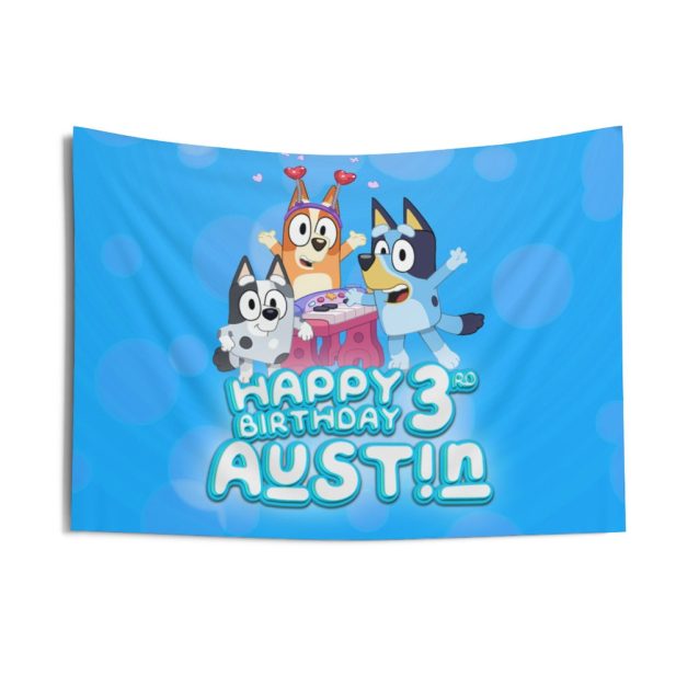 Bluey Birthday Banner 36" × 26" PimpYourWorld