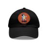Bluey Dad Hat with Leather Patch Black / Light Brown PimpYourWorld