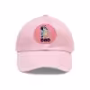 Bluey Dad Hat with Leather Patch Light Pink / Pink patch PimpYourWorld