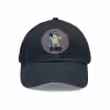 Bluey Dad Hat with Leather Patch Navy / Grey patch PimpYourWorld