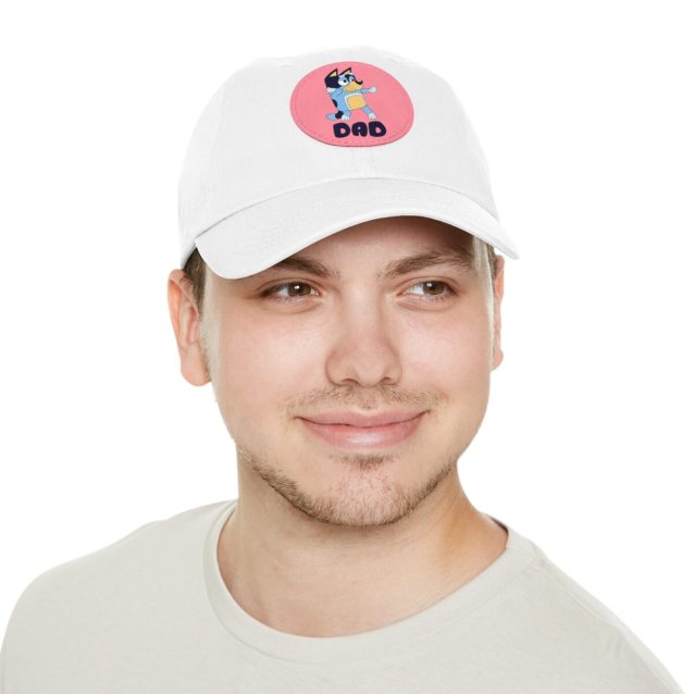 Bluey Dad Hat with Leather Patch PimpYourWorld