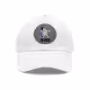 Bluey Dad Hat with Leather Patch White / Grey patch PimpYourWorld