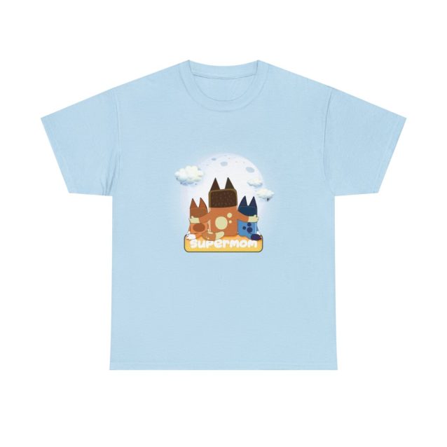 Bluey Mom Shirt Light Blue PimpYourWorld