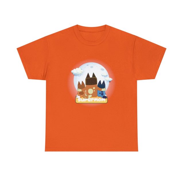 Bluey Mom Shirt Orange PimpYourWorld