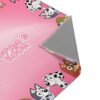 Personalized Bluey area rug you can add a name to, Bluey and Bingo on a soft washable kids floor rug