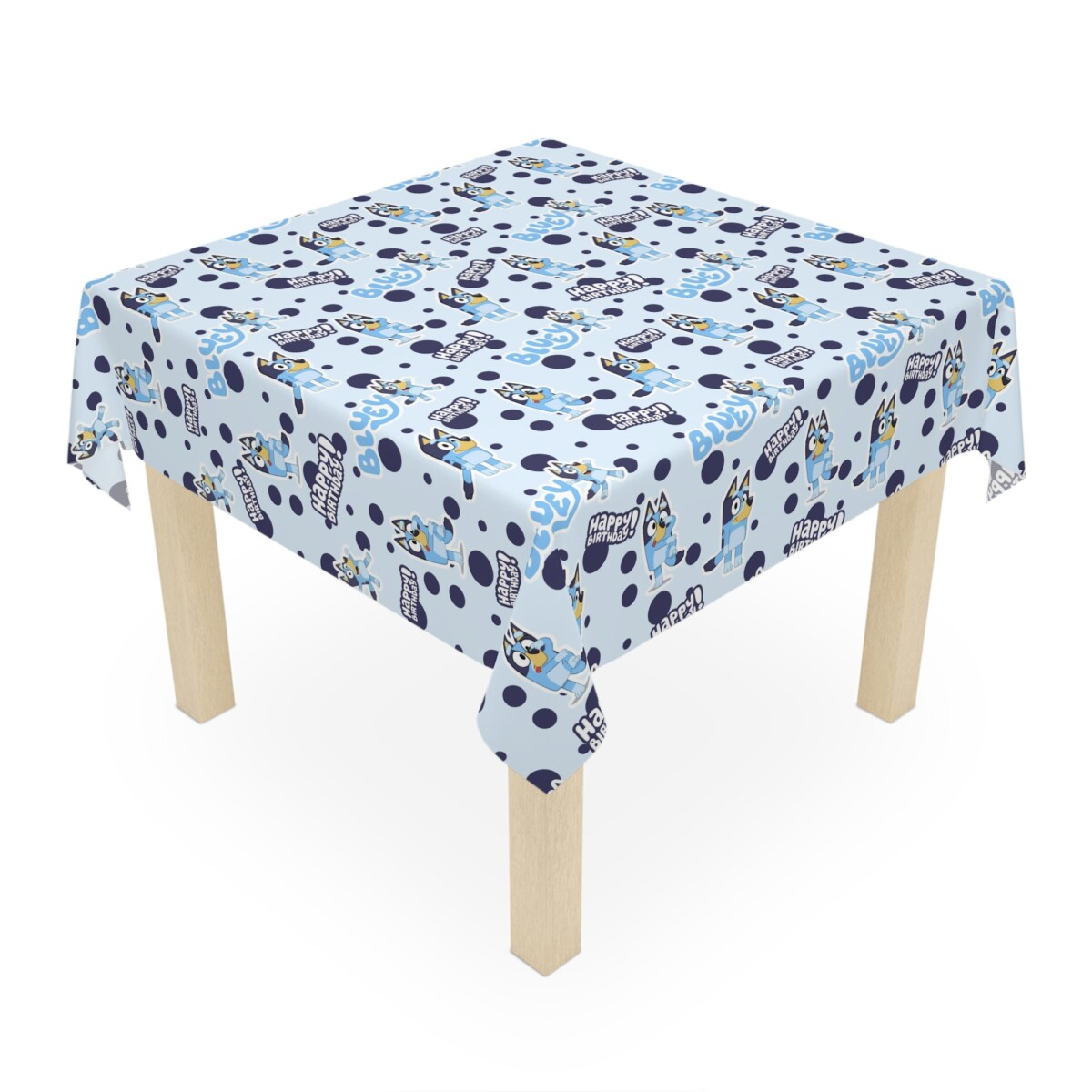 Bluey Blue Tablecloth