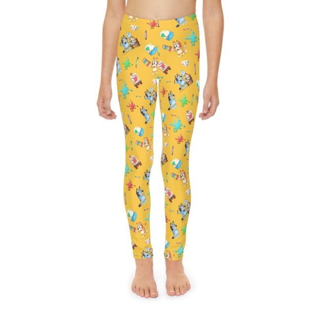 Bluey Youth Leggings Yellow PimpYourWorld