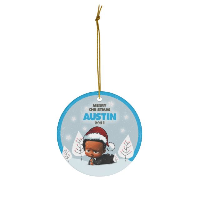 Boss Baby Christmas Ornament Afro PimpYourWorld