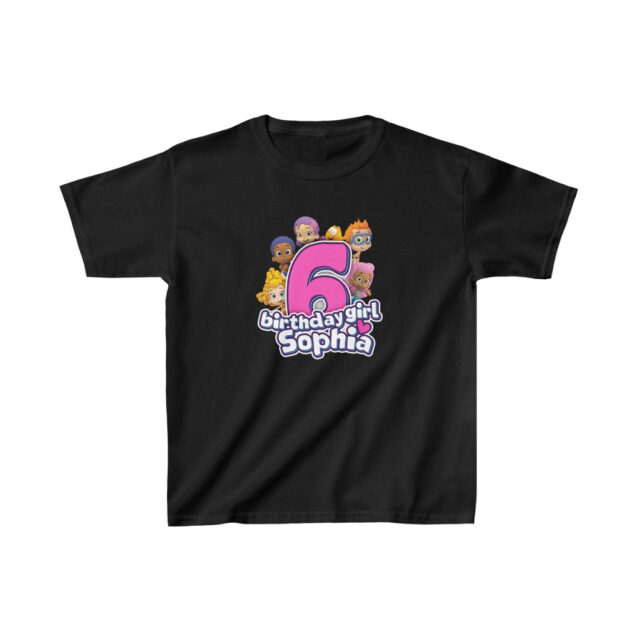 Bubble Guppies Birthday Shirt Black PimpYourWorld