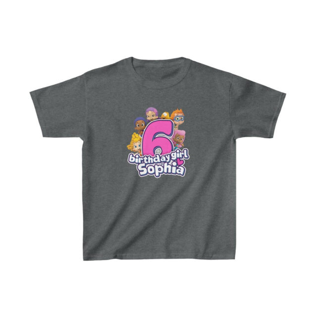 Bubble Guppies Birthday Shirt Dark Heather PimpYourWorld