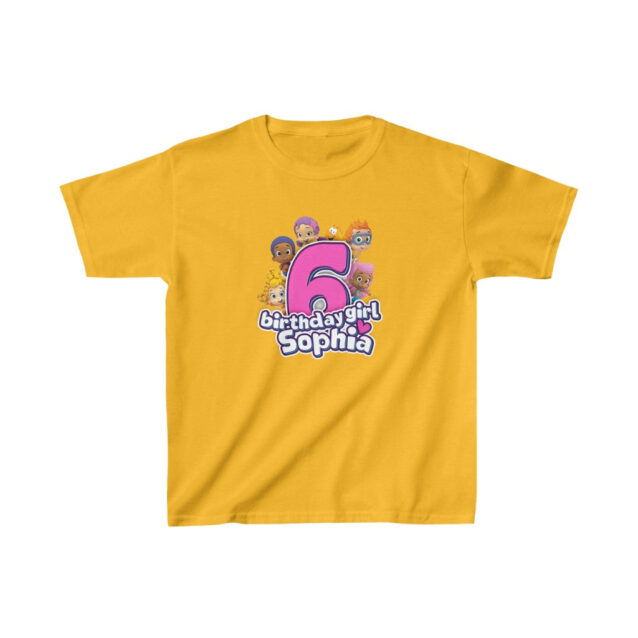Bubble Guppies Birthday Shirt Gold PimpYourWorld