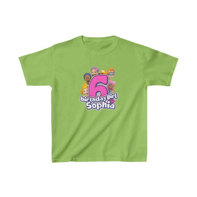 Bubble Guppies Birthday Shirt Lime PimpYourWorld