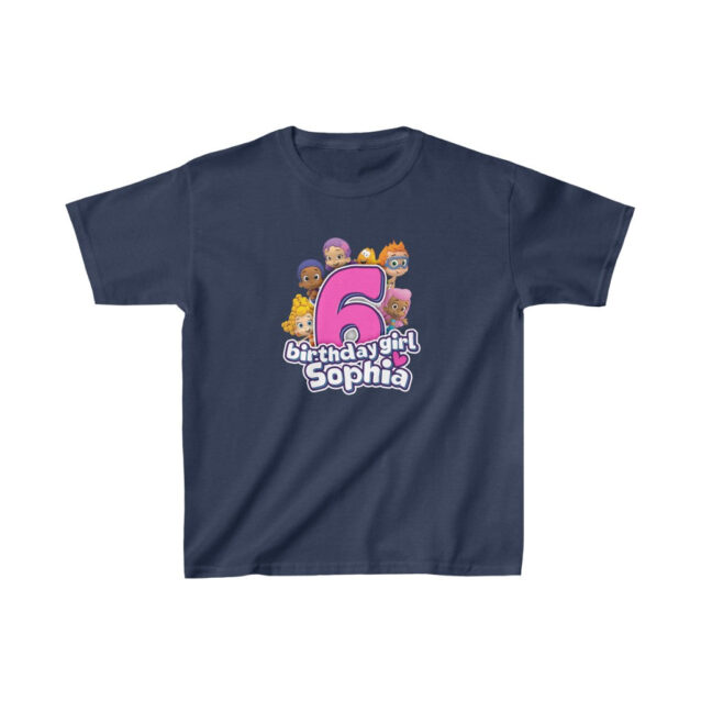 Bubble Guppies Birthday Shirt Navy PimpYourWorld