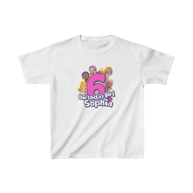 Bubble Guppies Birthday Shirt White PimpYourWorld