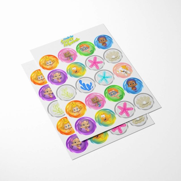 Bubble Guppies Cupcake Toppers PimpYourWorld