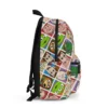 Personalized Buzz Lightyear travel daypack packed with school supplies for a toddler's day at preschool.