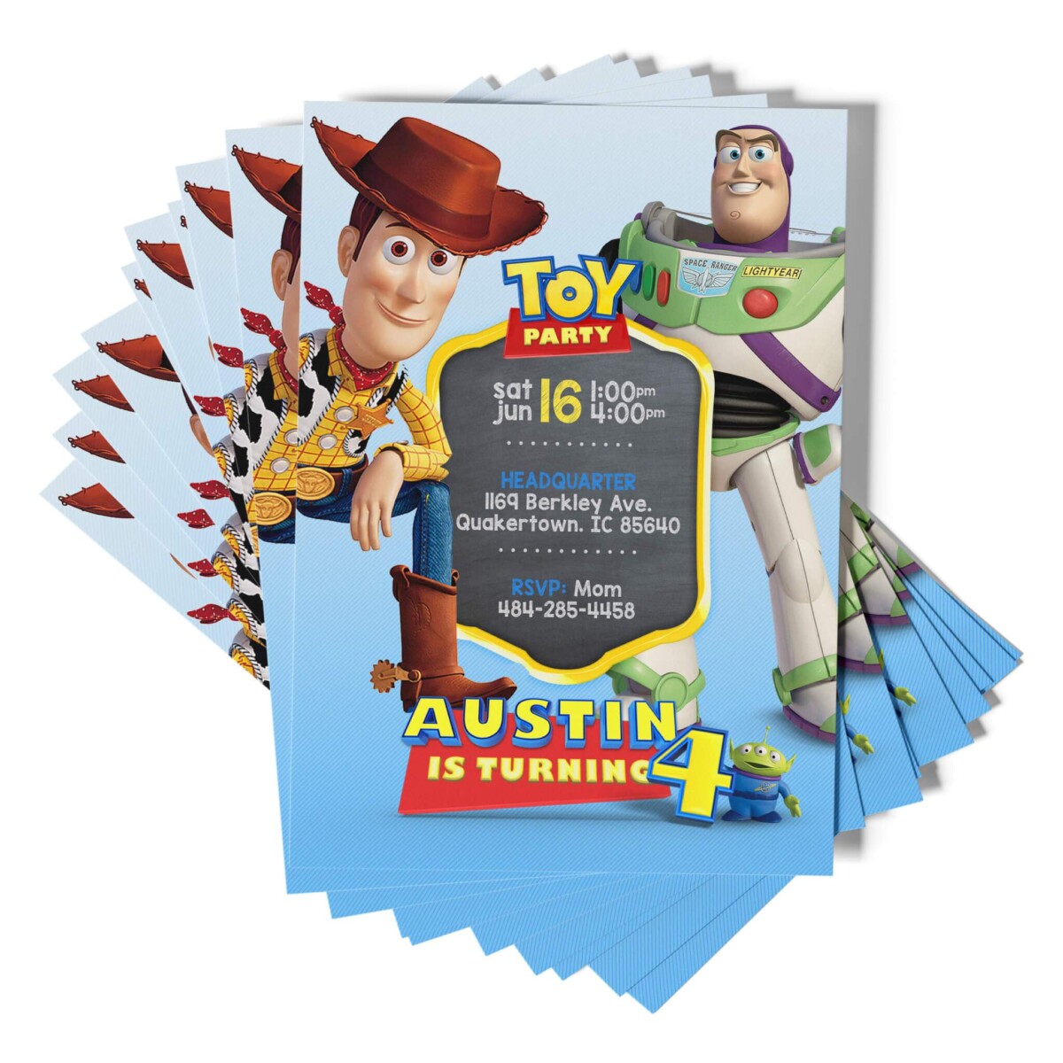 Buzz & Woody Invitations