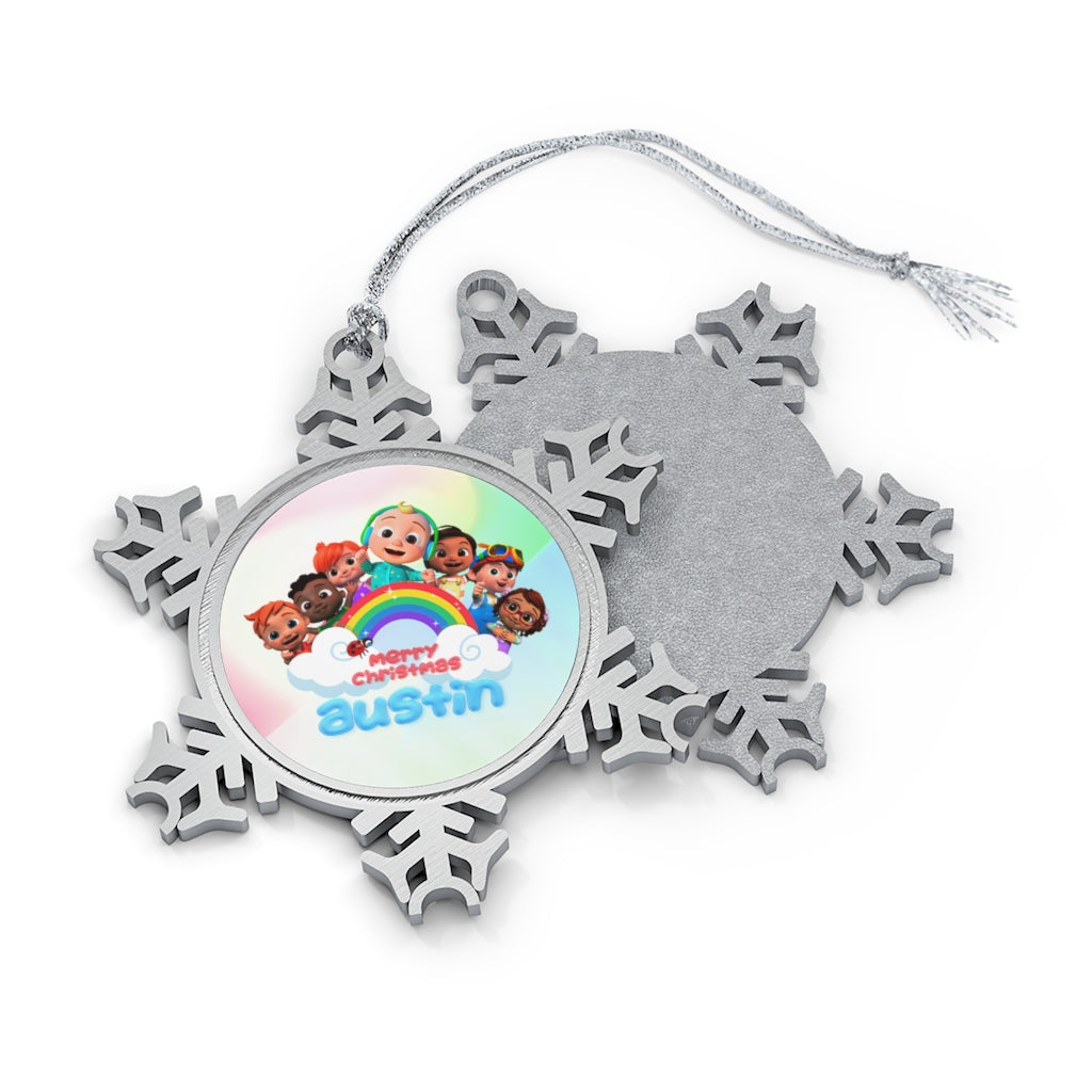 Cocomelon Christmas Snowflake Ornament 2025