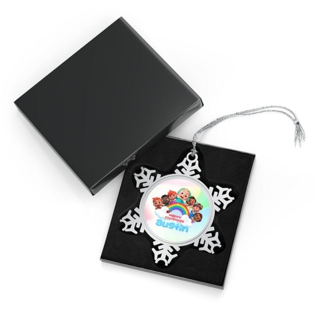 Cocomelon Christmas Snowflake Ornament PimpYourWorld