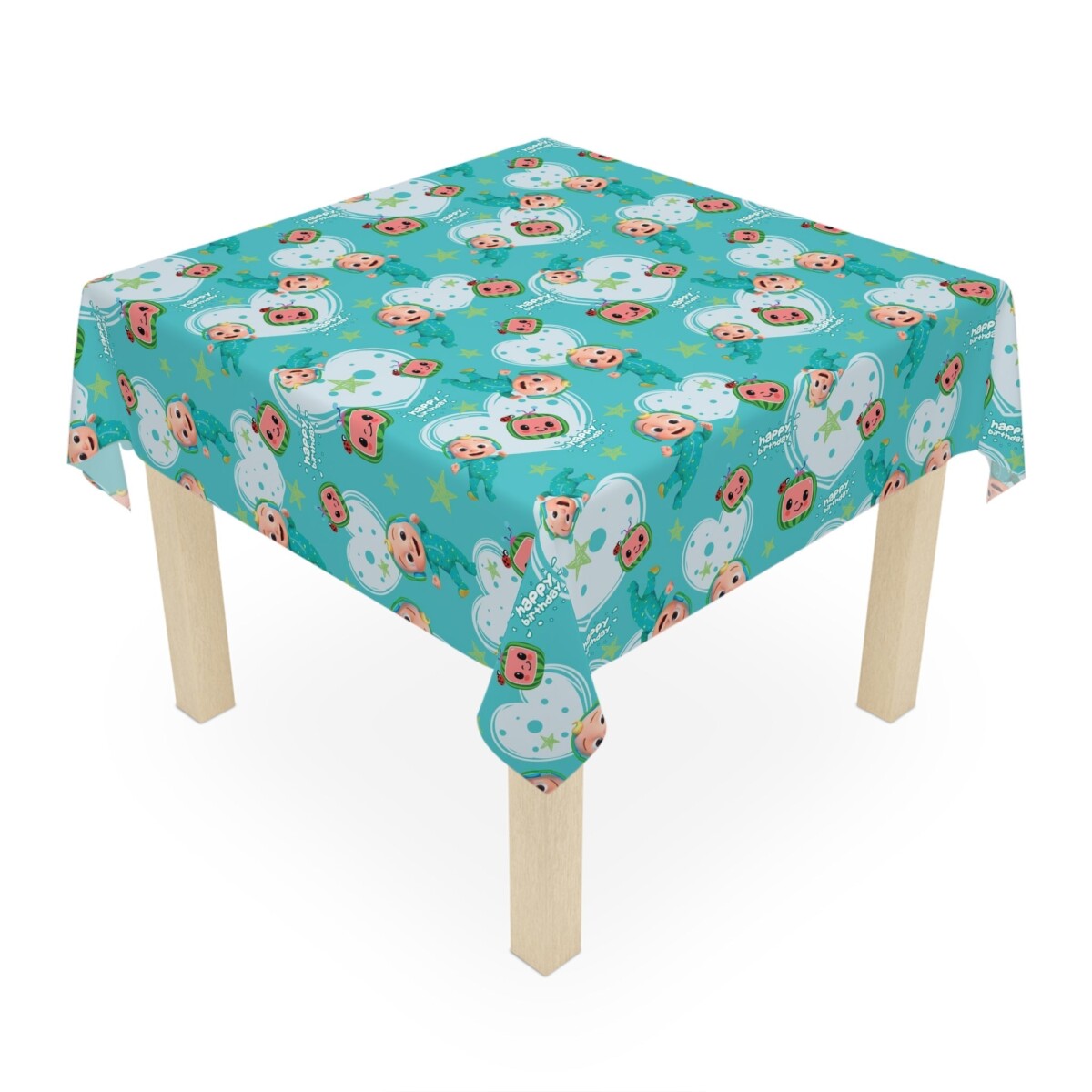 Cocomelon Blue Tablecloth