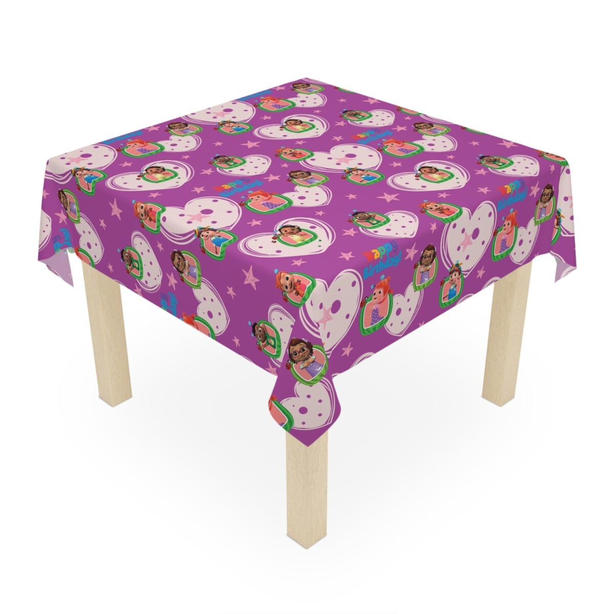 Cocomelon Purple Tablecloth