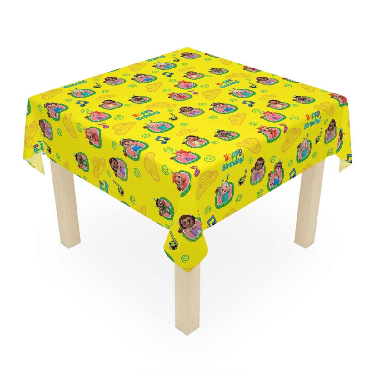 Cocomelon Yellow Tablecloth