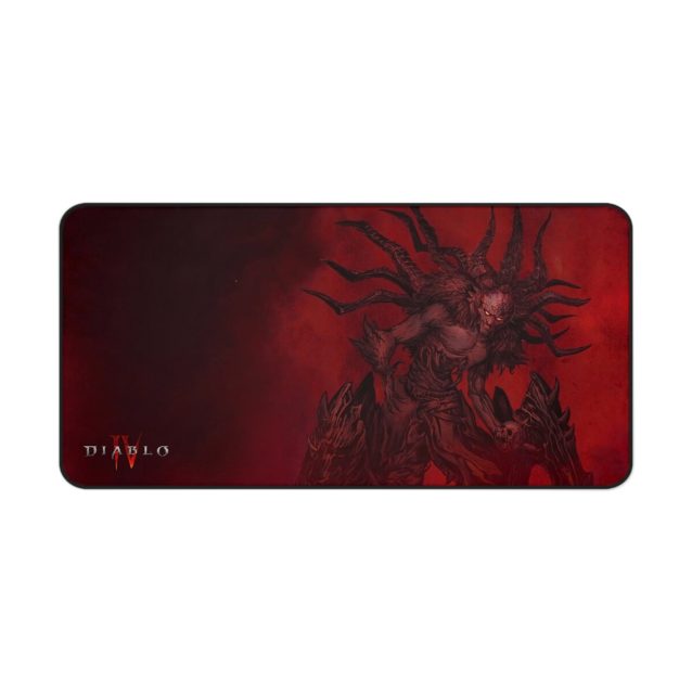 Diablo 4 Gaming Desk Mat Baal 15.5" × 31" PimpYourWorld